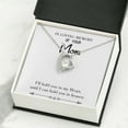 thumbnail image 4 of À Maman Message Souvenir Te Tenir dans le Ciel Blanc pour Toujours Collier w Message Carte, 4 of 7