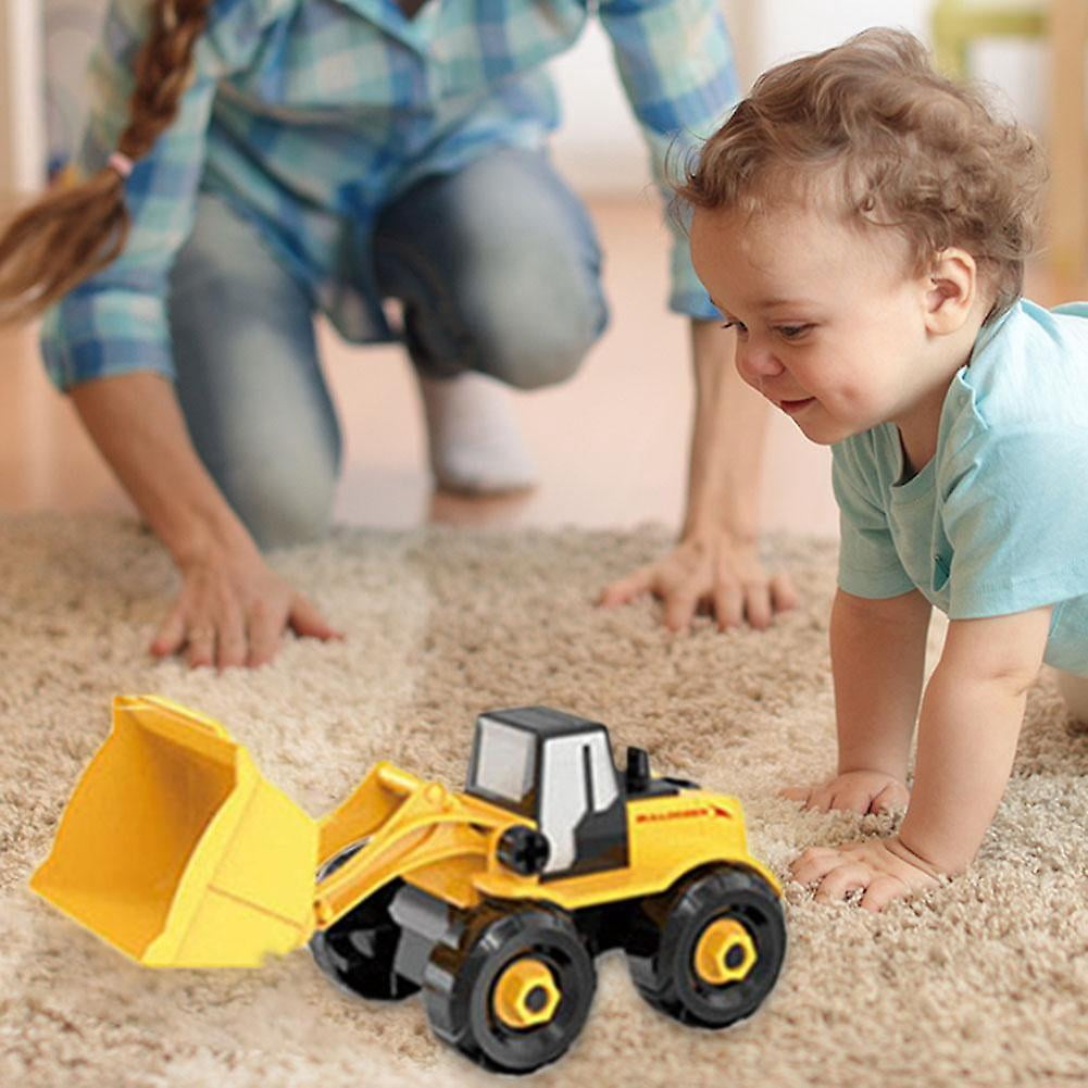 Set Excavadora Camión Juguete Juego De 4 Camiones De Construcción Para Niños - Incluye Excavadora, Camión, Grúa Y Hormigonera, Para 2 A 5 Años Set 4 Camiones Excavadora Grúa Hormigonera 2 3 4 5 Años
