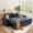 Blue, variant on Harper & Bright Designs L Shaped Couch with Pull Out Bed and Storage, Sectional Sleeper Sofa with Chaise for Small Space Apartments, Blue