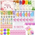 thumbnail image 1 of Set de artículos para fiestas de spa KONEUK, 60 unidades, para niñas con mascarillas, 1 of 7