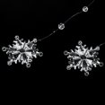 thumbnail image 2 of 2 unids/lote acrílico cristal copo de nieve cadena Garland cortina boda ornamento Home Party Decor, 2 of 8