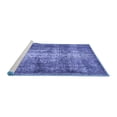 thumbnail image 2 of Ahgly Company Machine Washable Indoor Rectangle Persian Blue Traditional Area Rugs, 6' x 9', 2 of 4