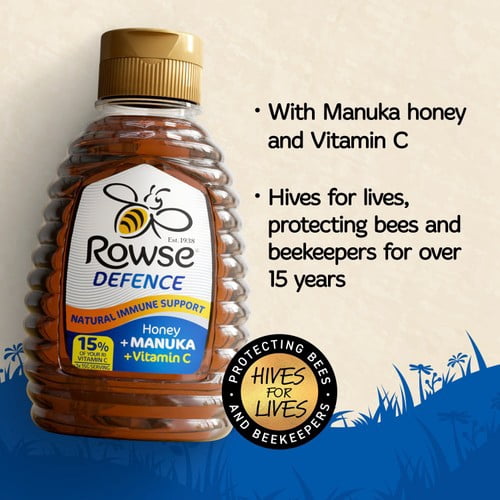 Rowse Supahoney Manuka & Honey 250g, British Import (Pack of 2)