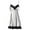 White, variant on Women Lace Nightgown Spaghetti Strap Cami Sleeveless Chemise Sleepwear Sleep Dress Blue M