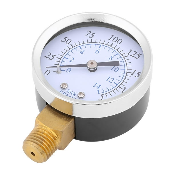 Manomètre Spptty, pression du compresseur d'air / manomètre hydraulique 1/4  NPT 0-200PSI 0-14bar manomètre, manomètre 