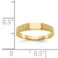 thumbnail image 2 of 14K Yellow Gold Baby Signet Band Ring, 2 of 2