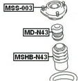 thumbnail image 2 of Febest FRONT SHOCK ABSORBER SUPPORT # MSS-003 OEM MB573617, 2 of 2