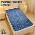 thumbnail image 2 of Snuze 30" x 54" Waterproof Stay-Dry Sleep Mat, Blue, 2 of 8