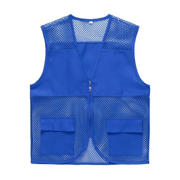Dagugfen Mens Vests Mesh Breathable Fishing Multi-pockets Photography Travel Hiking Waistcoat Jacket for Women