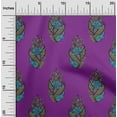thumbnail image 1 of oneOone Cotton Cambric Fabric Leaves & Floral Block Print Fabric BTY 56 Inch Wide, 1 of 6