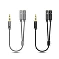 thumbnail image 2 of Audio Splitter Cable, 2 In 1 Audio Adapter With Microphone Jacks For Phone Switch Tablets Headphones, 2 of 7