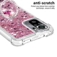 thumbnail image 3 of Funda para Xiaomi Redmi Note 10S 4G/Note 10 4G con Brillo Líquido Flotante, Purpurina, Parachoques y Anillo Giratorio Soporte, 3 of 5