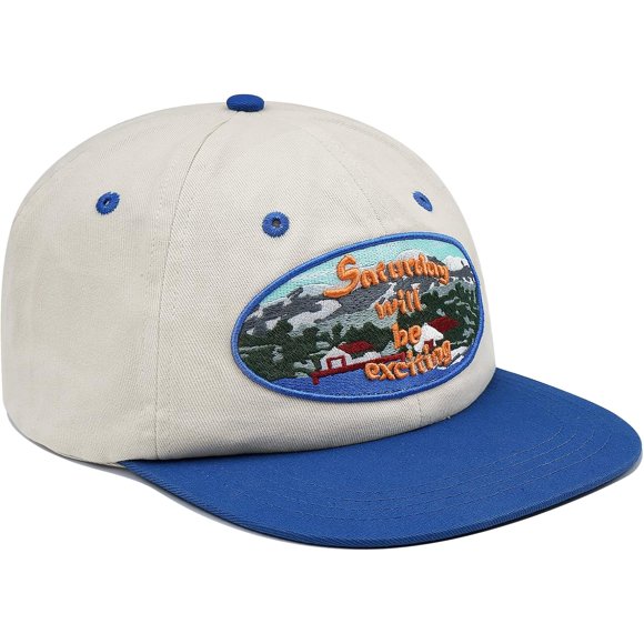 shiyou-Flat Bill Baseball Cap Snapback Trucker Hat Steet Casual Hip Hop Cap Breathable Runner Cap Vintage Low Profile Hat
