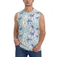 thumbnail image 2 of Picia Colorful Butterfly mens Cotton Tank Undershirts , Moisture-wicking Ribbed Tanks, Lightweight Cotton Tank Undershirts-XX-Large, 2 of 8