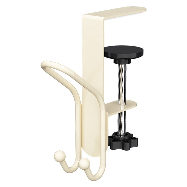 Metal Desk Holder Hanger Desk Cable Management Undertable Storage For Headphones Bags Keys