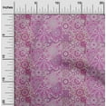thumbnail image 2 of oneOone Polyester Spandex Purple Fabric Asian Mosaic Floral Fabric For Sewing Printed Craft Fabric By The Yard 56 Inch Wide, 2 of 4