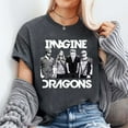 thumbnail image 2 of Unisex Imagine Dragons, 2025 World Tour Graphic T-Shirt, Sizes S-5XL, Tbun, 2 of 5