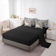 thumbnail image 3 of Homewish Chic High Heels Perfume 7-Piece King Bedding,Classic Books Handbag King Bed in a Bag,Brown,Black Reversible, 3 of 8