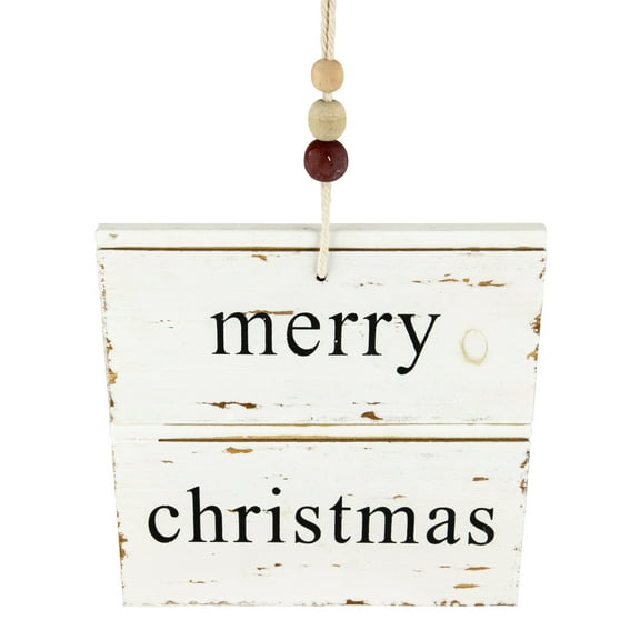 Northlight 8" Reclaimed Wood Merry Christmas Wall Sign