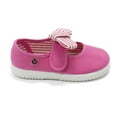 thumbnail image 4 of Victoria Toddlers Slip On Canvas Bow Shoes, Fuchsia \ White,7.5 M US, 4 of 7