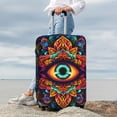thumbnail image 7 of Fuzoiu Vibrant Psychedelic Eye Print Suitcase Cover,Washable Luggage Covers for Suitcase,Elastic Luggage Protector Cover,Scratch Resistant Travel Suitcase Covers-Small, 7 of 7