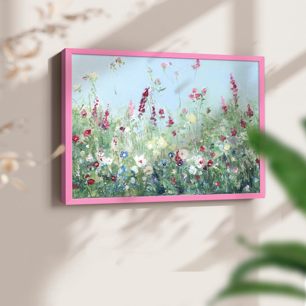 Sweet Summer Meadow by Sally Swatland - Restickable Framed Giclée Print
