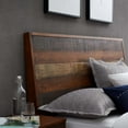 thumbnail image 6 of Modway Arwen Queen Modern Style MDF Wood Bed in Walnut Finish, 6 of 8