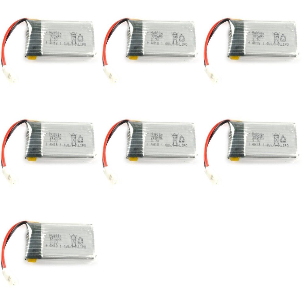7 x Quantity of DBPower RC Quadcopter Drone Battery 3.7v 375mAh 25c Li