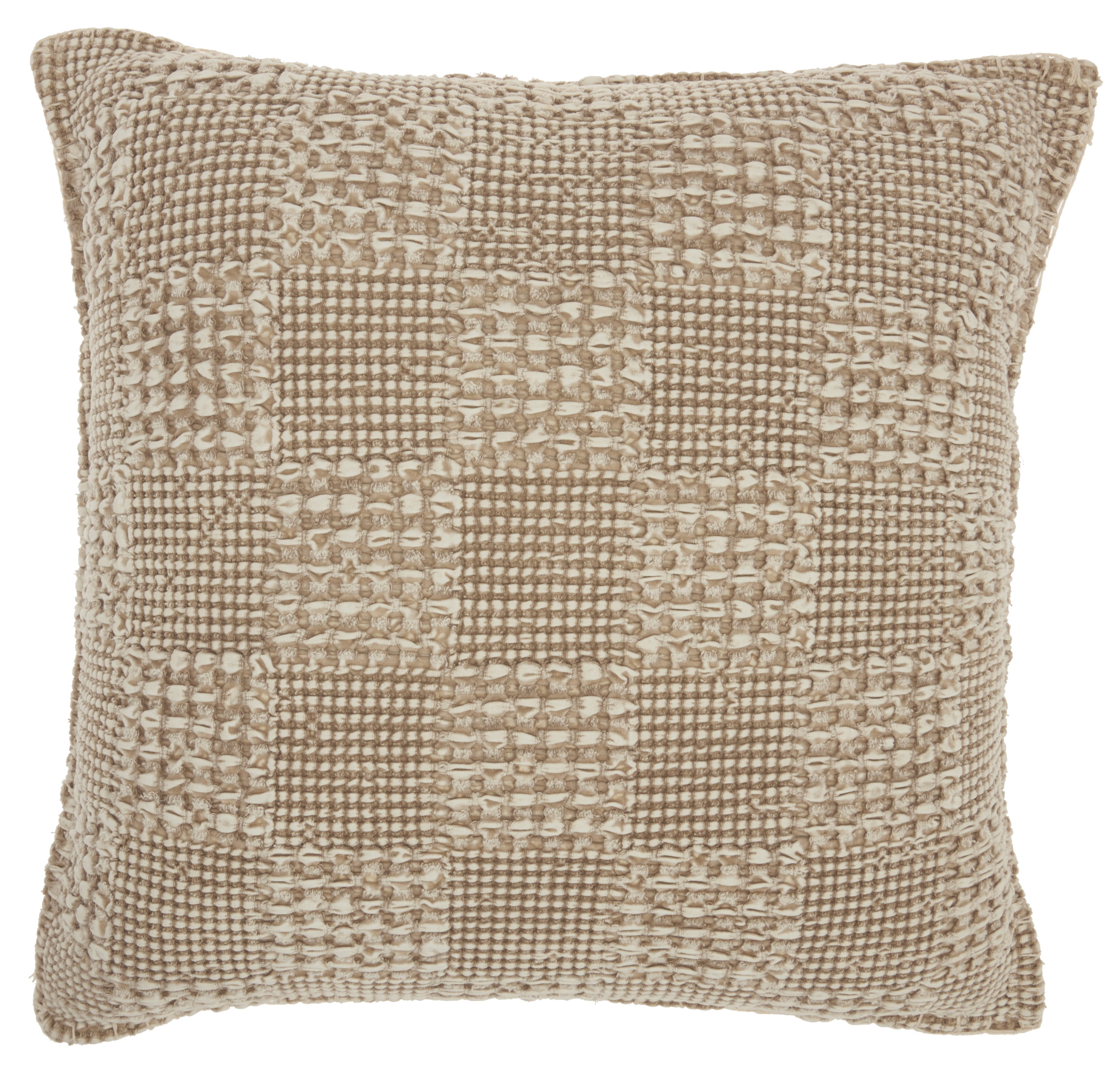 Nourison Life Styles Beige Decorative Throw Pillow , 18