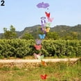 thumbnail image 3 of Grandest Birch 1Pc Creative Bright Color Zakka Butterfly Wind Chimes Ornament Home Room Decor Wind Chimes, 3 of 7