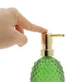 thumbnail image 3 of Unique Bargains 1 Pc Durable Pineapple-shaped Soap Dispenser 11.84oz Green Gold Tone, 3 of 5