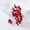 Red, variant on Women Ring Red Coral Hollow Out Smooth Alloy Exaggerated Hip Hop Style Adjustable Wrist Cuff Lady Bangle Daily Party Jewelry
