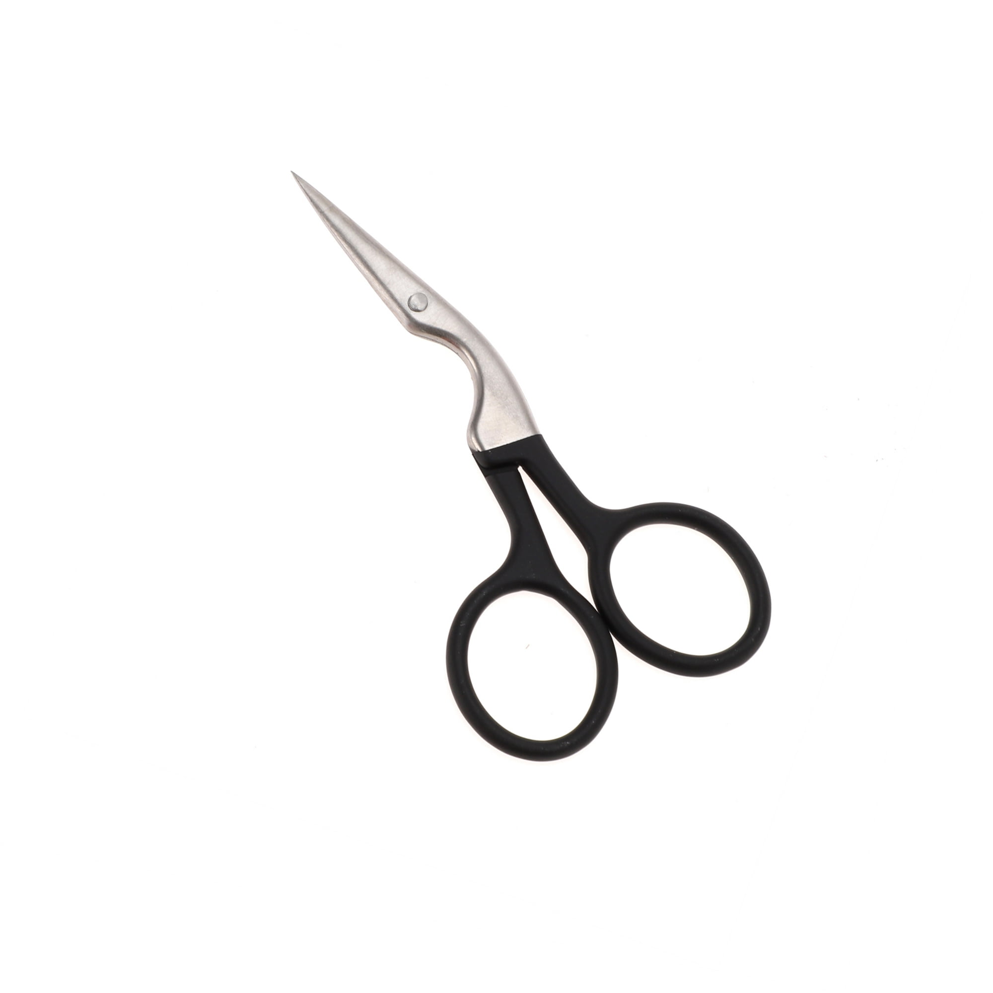 Unique Bargains 1 Pc Wrinkle Free Scissors Facial Hair Bathroom Black