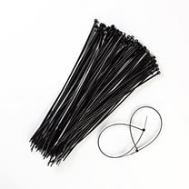 100 Pcs 11" Inch UV Resistant Nylon Cable Zip Wire Ties 40 lbs Black
