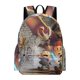 thumbnail image 1 of Max y los Caballeros de la Noche-theme Backpack, Campus style schoolbag Bookbag with Adjustable Shoulder Straps And Large Zip Compartment, Unisex Travel Bags.42x30x15cm, 1 of 6