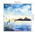 thumbnail image 3 of Amanti Art Lake at Dusk Framed Canvas Wall Art Print, 3 of 8