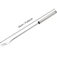 thumbnail image 3 of Telescopic Fruit Forks Set of 6 | Extendable Long Handle Forks for Appetizers, Desserts, BBQ & Seafood | Stainless Steel 2-Prong Pick Set for Parties, Picnics, and Camping, 3 of 7