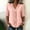 Pink, variant on Ayolanni V-Neck Blouses for Women Solid Short Sleeve Ruffled Blouse Puff Fitted Eyelet Casual Shirts Tops for Women 2026 Black S