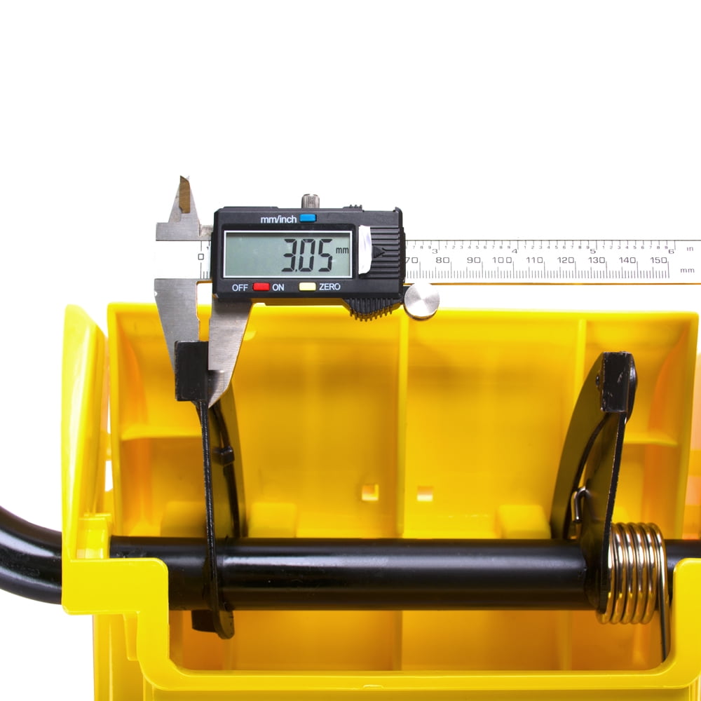 Kepooman 36L/34Quart/9.5Gallon Mop Bucket with Side Press Wringer, Mop Bucket Wringer Combo with Wheels, Yellow Kepooman 36L/34Quart/9.5Gallon Mop Bucket with Side Press Wringer, Mop Bucket Wringer Combo with Wheels, Yellow