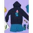 thumbnail image 3 of Elephant With Balloons Hoodie Juniors -Image by Shutterstock,  Medium, 3 of 4