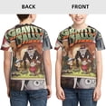 thumbnail image 4 of Gravity Falls Youth T-Shirts Graphic Shirts Blouse For Teen Boys Girls Casual Short Sleeve Tee Tops Large, 4 of 6