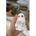 thumbnail image 5 of Halloween Ghost Holding Coffee Cup Figurine, Cute Funny Ghost Coffee Bar Resin Ornament, For Home Coffee Nook Tabletop Centerpieces Indoor Shelf Halloween Party Supplies,B, 5 of 8