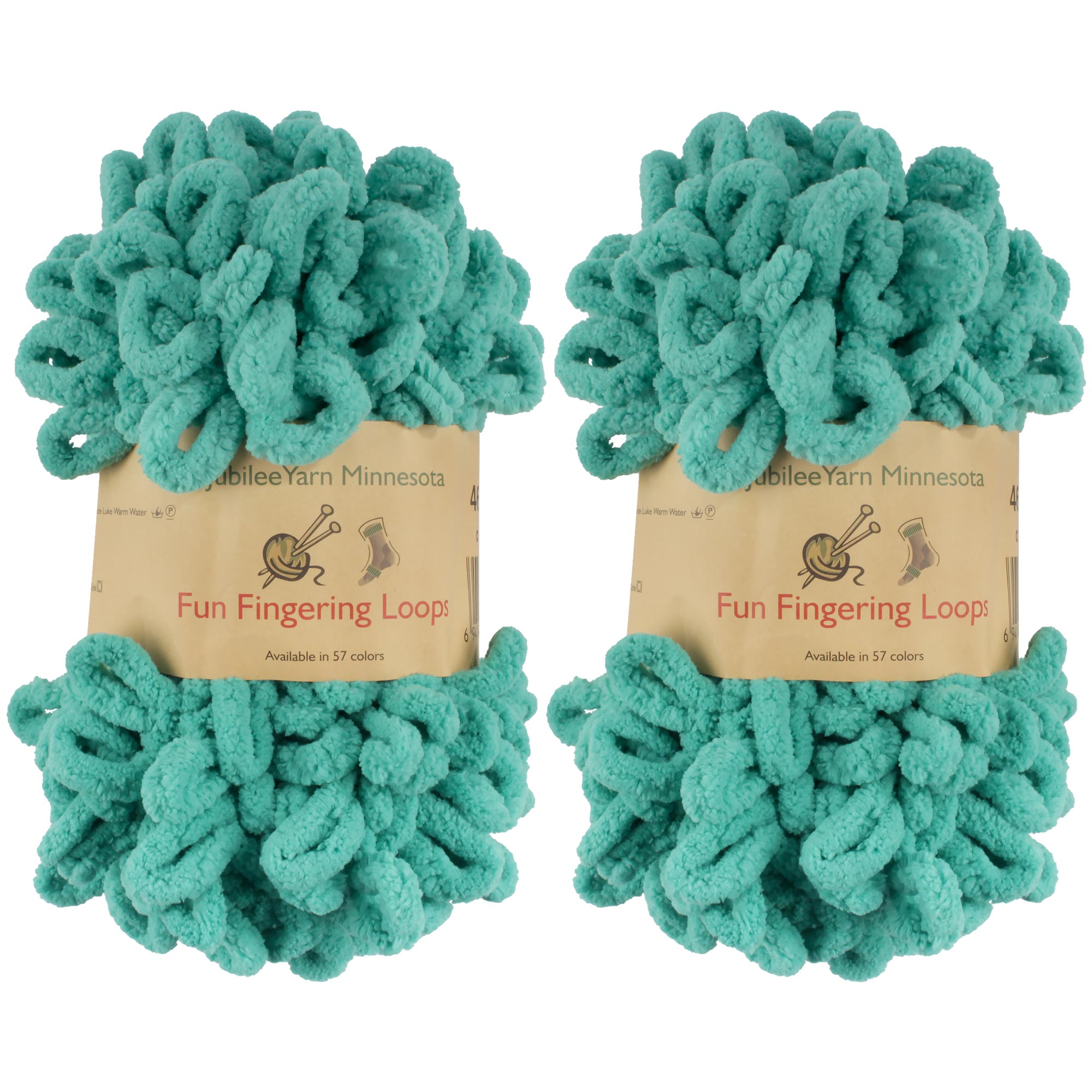 JubileeYarn Fun Finger Loops Yarn Polyester Jumbo Loop Yarn 100g