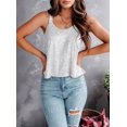 thumbnail image 2 of Mawalde Women'S Sequin Tank Top Sleeveless Camisole Vest Tank Tops Shining Shirts Silver XL, 2 of 5