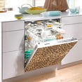 thumbnail image 3 of GZHJMY Leopard Print Dishwasher Magnet Cover Dishwasher Front Door Cover Magnet Sticker, Trimmable Refrigerator Dishwasher Magnetic Decals Kitchen Appliance 23 x 26 Inches Home Decor, 3 of 6