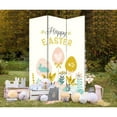 thumbnail image 3 of 3 Panel Reversible Easter Spring Art Room Divider Screen, 3 of 5