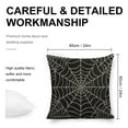 thumbnail image 2 of Halloween spider web Linen toss pillowcase decoration pillowcase gifting preferred 24x24 inch cushion cover sofa pillowcase sofa bedroom living room car, 2 of 8