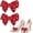 Red with White Dots, variant on 2 Pieces Satin Bow Shoe Clips, Detachable Big Shoe Charms Bow, Decorative Bow Shoe Buckle Decoration Accessories for Women High Heels Dress wedding