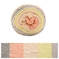thumbnail image 1 of Segmento de hilo de algodón arcoíris de 115g teñido 5 hebras de hilo de algodón de leche DIY tejido a mano sofá cojín almohada hilo Tela de costura y artesanía Primavera Flor Otoño Luna Inteprter HA001410-04, 1 of 1