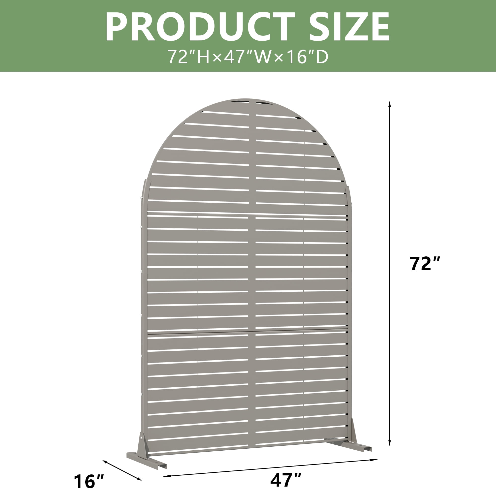 Metal Privacy Screen Fence Panel